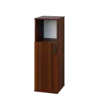 LN 3 - 3DN kancelářská skříň, 1-dveřová/nika, levá, 1107x360x400, ořech královský